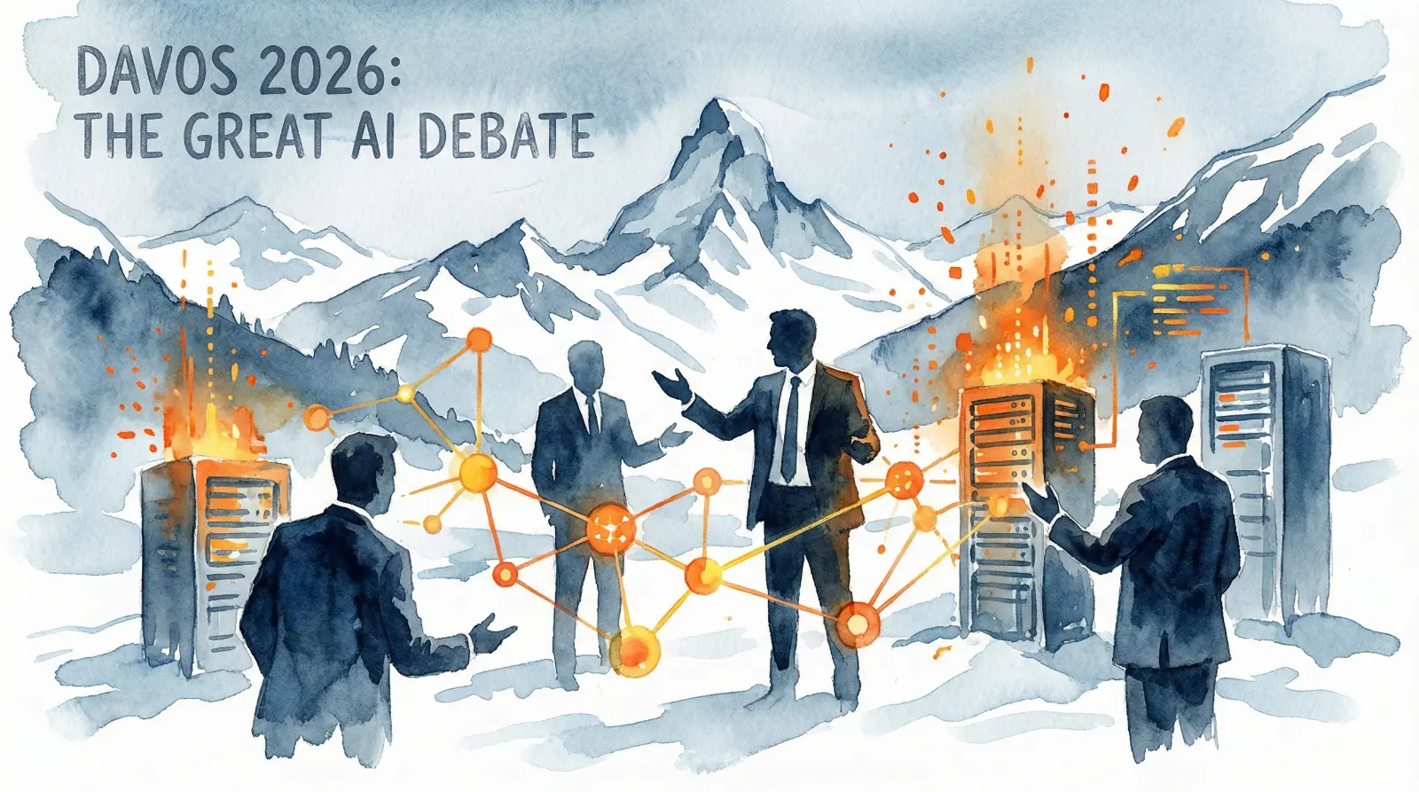 Fire on the Snow: The AI Showdown at Davos!
